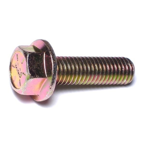 Midwest Fastener Grade 8, 1/2"-13 Flange Bolt, Zinc Plated Steel, 1-3/4 in L, 25 PK 50340 - main